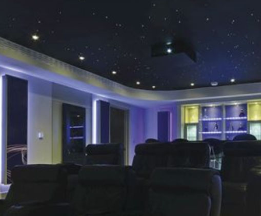 LED down-light for home cinema